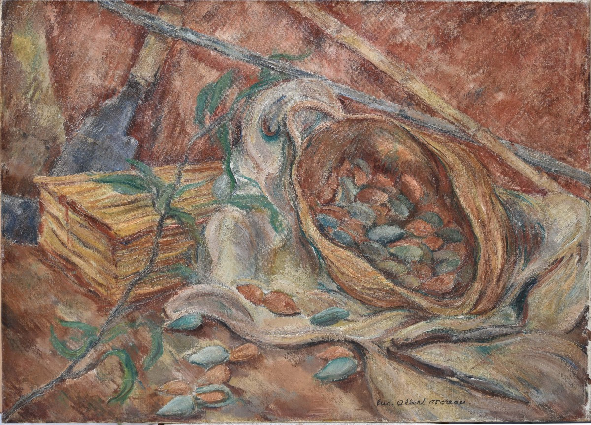 Luc Albert Moreau "the Almonds" 1927 Oil On Canvas 50x65